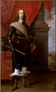 Portrait of Archduke Leopold Wilhelm of Austria, in front of the siege of Gravelines by David Teniers the Younger