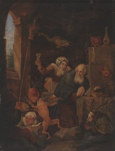 Temptation of St. Anthony by David Teniers the Younger