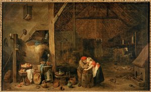The Old Man and the Maidservant by David the Younger Teniers