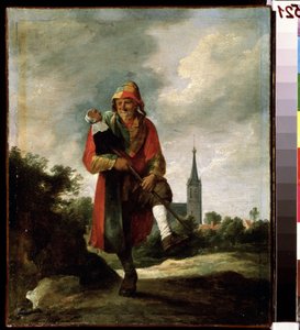 A fool by David Teniers the Younger