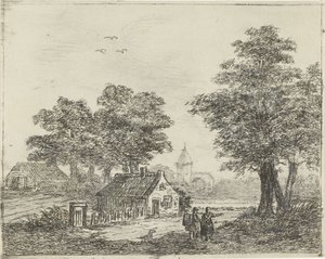 Landscape with Walkers