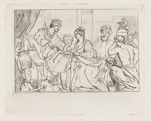 Solomon and the Queen of Sheba by David van der Kellen