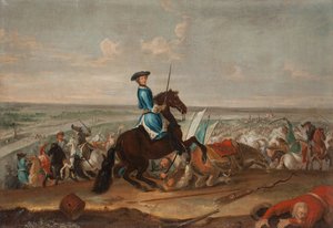 King Charles XII of Sweden at the Battle of Narva by David von Krafft