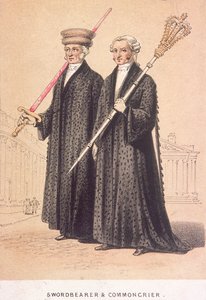 A Swordbearer and a Commoncrier, 1855