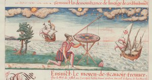 Illustration from Les Premières Œuvres de Jacques de Vaulx, Pillote en la Marine by De Vaulx