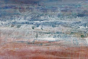 Abstract Coastal Horizon by Deb Chaney
