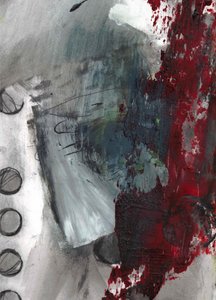 Dark Abstract Energy by Deb Chaney