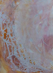 Delicate Blush Frost Patterns by Deb Chaney