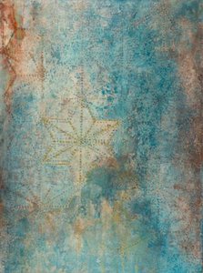 Distressed Blue Stars by Deb Chaney