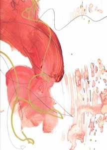 Flowing Coral Gold by Deb Chaney