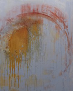 Golden Flowing Abstract