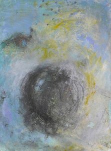Muted Blue Grey Abstract