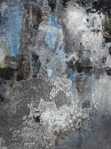 Weathered Blue Grunge by Deb Chaney