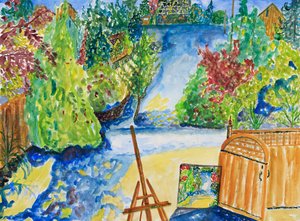 New Studio View, 2023 by Deborah Eve Alastra