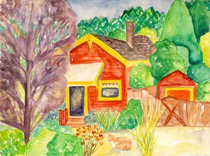 Red House, 2016 by Deborah Eve Alastra