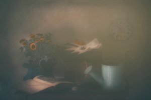 Dreamy Autumn Reading by Delphine Devos