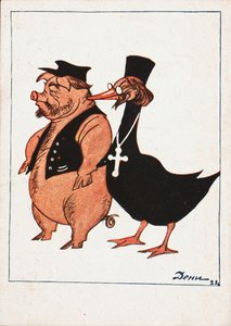 Kulak and Priest by Deni