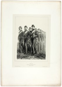 Artillery Men, from Souvenirs d’Italie: Expedition de Rome by Denis Auguste Marie Raffet