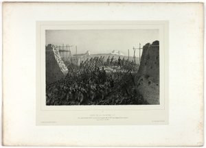 Capture of the Courtine 6-7, from Souvenirs of Italy: Expedition to Rome by Denis Auguste Marie Raffet