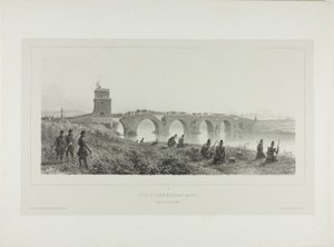 Capture of the Molle Bridge by Denis Auguste Marie Raffet