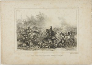 Charge of the Republican Hussards by Denis Auguste Marie Raffet