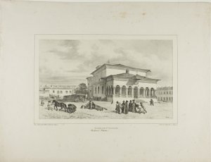 Church of St. George, Bucharest, Wallachia, July 13, 1837 by Denis Auguste Marie Raffet