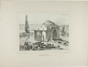 Mariah Tomb, Bachtcheh-Seraï, Crimea, August 21, 1837 by Denis Auguste Marie Raffet