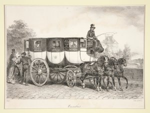 Omnibus by Denis Auguste Marie Raffet