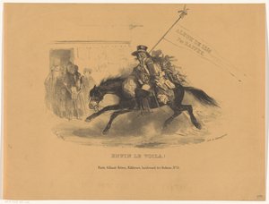 Postilion on Horseback by Denis Auguste Marie Raffet
