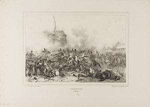 Provins 1814 by Denis Auguste Marie Raffet