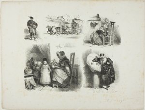 Sheet of Sketches