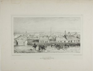 View of Yassy Taken from the Balcony of the St. Petersburg Hotel, Moldavia, July 19, 1837 by Denis Auguste Marie Raffet