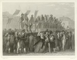Volunteers Enlisting by Denis Auguste Marie Raffet