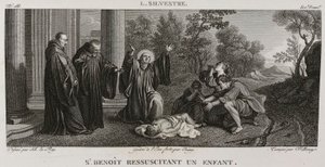 Saint Benedict Reviving a Child by Denis Sebastien Leroy