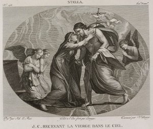 Jesus Christ Receiving the Virgin in Heaven