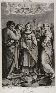 Saint Cecilia, after Raphael - 1802-1815 by Denis Sebastien Leroy