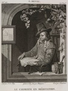 The Chemist in Meditation by Denis Sebastien Leroy