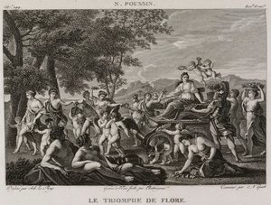 The Triumph of Flora, after Nicolas Poussin - 1802-1815 by Denis Sebastien Leroy
