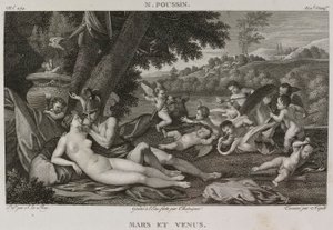 Mars and Venus, after Nicolas Poussin - 1802-1815