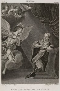 The Annunciation of the Virgin, after Francesco Albani - 1802-1815