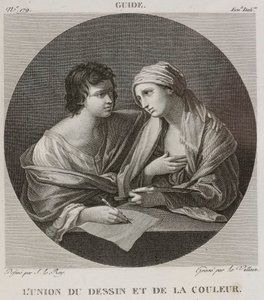 The Union of Drawing and Color, after Guido Reni - 1802-1815 by Denis Sebastien Leroy