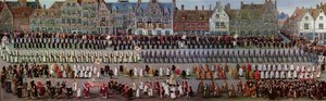 The Ommegang in Brussels on 31st May 1615: Procession of Notre Dame de Sablon by Denys van Alsloot