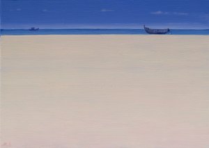 Fishing Boats at Puvar, Kerala by Derek Hare