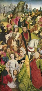 Saint Veronica and a Group of Knights