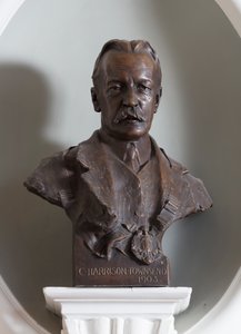 Sculpture of Charles Harrison Townsend by Derwent F. Wood