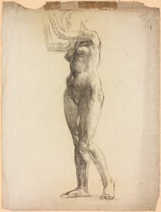 A Study of a Female Figure by Derwent Lees