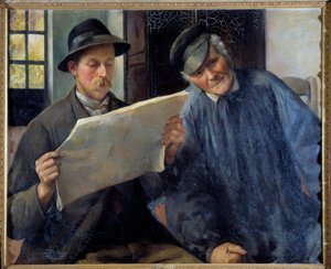 News Reading the Newspaper