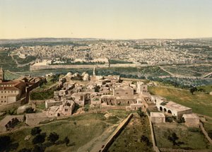 General View, Jerusalem, Holy Land, c.1890-c.1900 by Detroit Photographic Co.