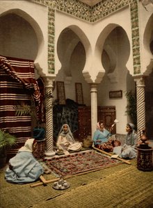 Moorish Women making Arab Carpets, Algiers, Algeria, c.1899