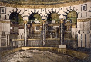 The Rock in the Mosque of Omar, Jerusalem, c.1890-c.1900